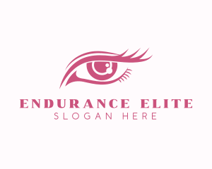 Beautiful Eye Lashes Makeup  logo design