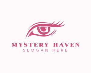 Beautiful Eye Lashes Makeup  logo design