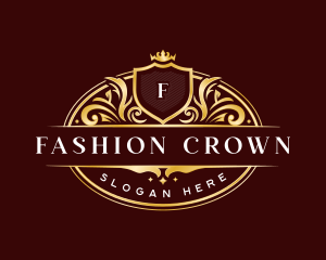 Crown Shield Fashion logo design