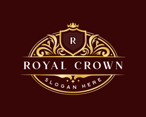 Crown Shield Fashion logo design