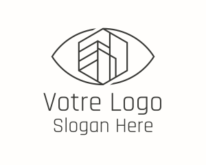 Construction Building Eye Logo
