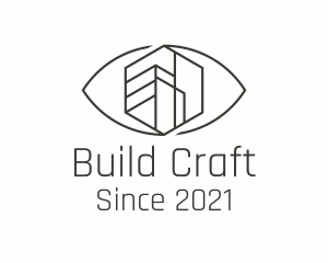 Construction Building Eye logo design