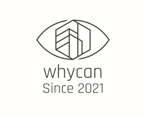 Cityscape - Construction Building Eye logo design