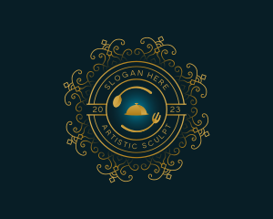 Restaurant Eatery Luxury logo design