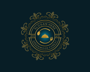 Restaurant Eatery Luxury logo design