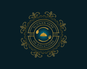 Restaurant Eatery Luxury logo design