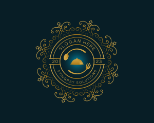 Restaurant Eatery Luxury logo design