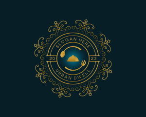 Restaurant Eatery Luxury logo design