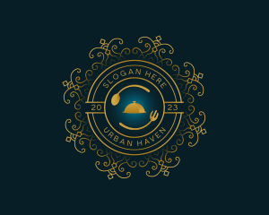 Restaurant Eatery Luxury logo design