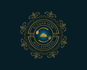 Restaurant Eatery Luxury logo design