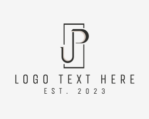 Letter Jp - Elegant Professional Company logo design