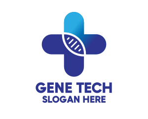 Genetics - Genetics Clinic Cross logo design