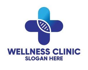 Clinic - Genetics Clinic Cross logo design