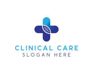 Genetics Clinic Cross logo design