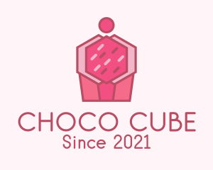 Confectionery - Delicious Pink Cupcake logo design