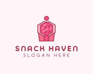 Cupcake Pastry Dessert logo design