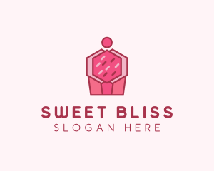 Cupcake Pastry Dessert logo design