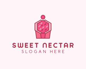 Cupcake Pastry Dessert logo design