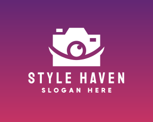 Stylish Camera Studio logo design