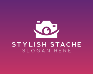 Stylish Camera Studio logo design