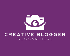 Blogger - Stylish Camera Studio logo design