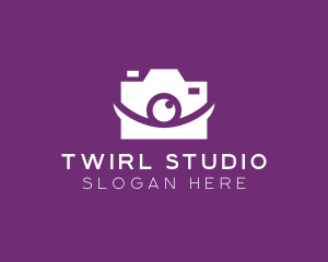 Stylish Camera Studio logo design