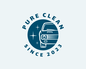 Sparkle Clean Car logo design