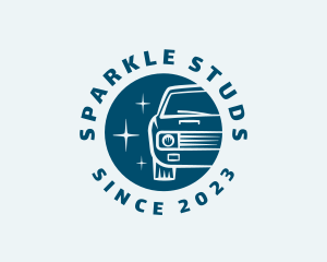 Sparkle Clean Car logo design