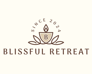 Candle Spa Wellness logo design