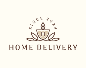 Candle Spa Wellness logo design