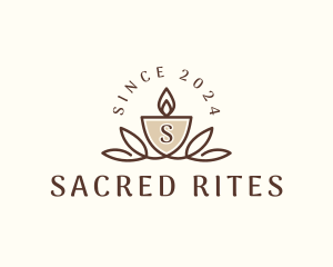 Ritual - Candle Spa Wellness logo design