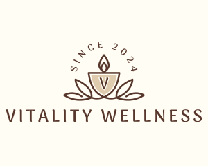 Candle Spa Wellness logo design