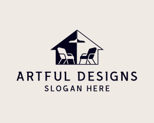 Furniture Interior Design Chair logo design