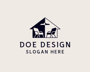 Furniture Interior Design Chair logo design