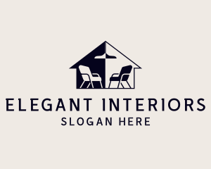 Furniture Interior Design Chair logo design