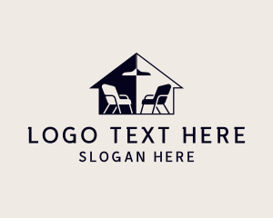 Staging - Furniture Interior Design Chair logo design