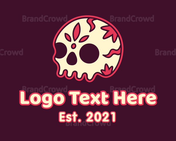 Decorative Dead Skull Logo