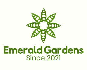 Green Garden Leaf logo design