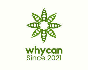 Organic Farm - Green Garden Leaf logo design