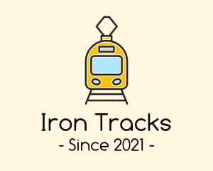 Train Railway Transit logo design