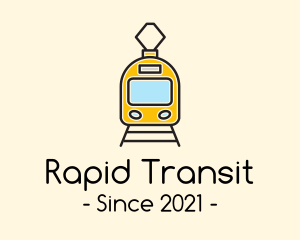 Train Railway Transit logo design