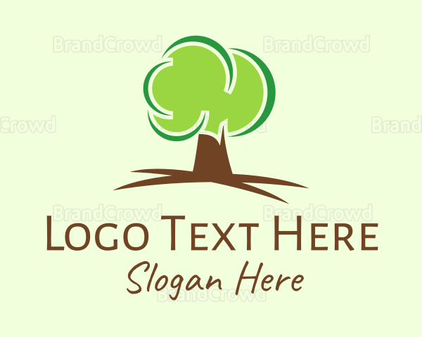 Green Eco Tree Logo