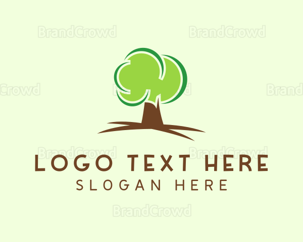 Green Eco Tree Logo