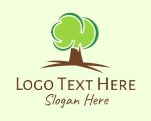 Environment - Green Eco Tree logo design