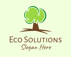 Ecology - Green Eco Tree logo design