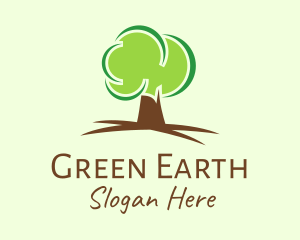 Ecology - Green Eco Tree logo design