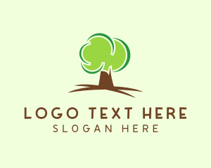 Tree - Green Eco Tree logo design