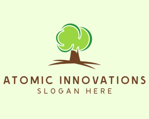 Green Eco Tree logo design