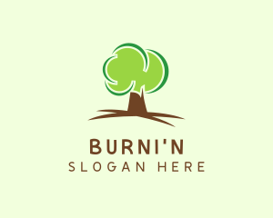 Green Eco Tree logo design