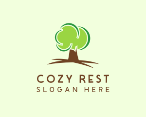 Green Eco Tree logo design